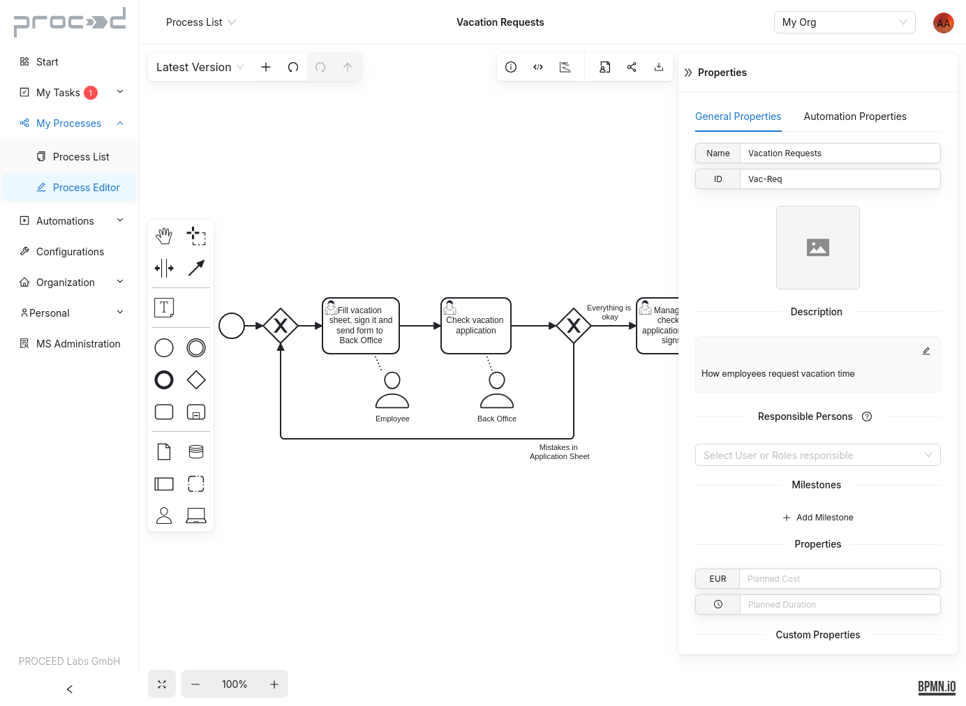 BPMN Order Process